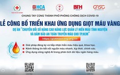 Triển khai Ứng dụng “Giọt máu vàng” - giotmauvang.org.vn