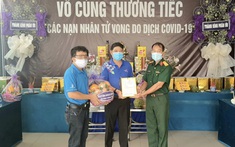 Giám đốc Co.opmart Tuy Lý Vương (Quận 8) đưa tro cốt người lao động tử vong do COVID-19 về với gia đình