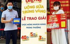 Lộ diện những khách hàng may mắn đầu tiên 'uống sữa Ông Thọ, trúng vàng'