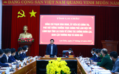 Phó Thủ tướng Thường trực Phạm Bình Minh làm việc với Lai Châu về công tác phòng chống buôn lậu