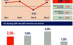 GDP quý IV đảo chiều, cả năm 2021 tăng trưởng 2,58%