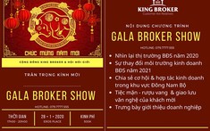 Gala Broker Show tất niên tập thể cho cộng đồng BĐS Khu vực Miền Nam