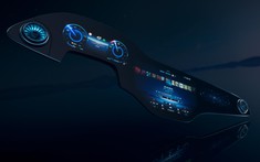 Mercedes hé lộ màn hình thông tin giải trí MBUX "Hyperscreen" cỡ 56 inch khổng lồ