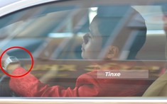 Phan Thành diện áo dài cưới truyền thống nhưng lại phối cùng xe và đồng hồ siêu đắt đỏ