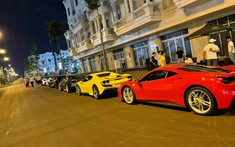 Dàn siêu xe Ferrari đẹp mắt của nhà giàu Sài thành tụ họp tại Gò Vấp, tâm điểm là F8 Spider