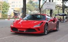 Diện mạo siêu xe mui trần Ferrari F8 Spider thứ 2 về nước với màu sơn đỏ hiếu chiến