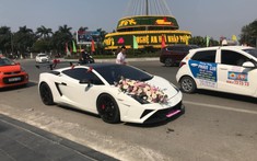 Lamborghini Gallardo LP560-4 độ body kit giới hạn Squadra Corse làm xe hoa ở Nghệ An