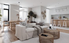 Vẻ đẹp thanh lịch, tinh tế trong căn hộ 100m2