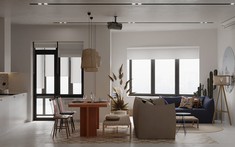 Căn hộ 94m2 phong cách Boho "đầy nắng" của hai mẹ con