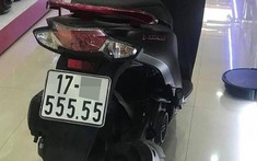 Honda Vision tăng giá "khủng" nhờ biển số "ngũ quý 5"