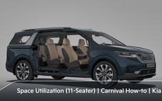 Kia hướng dẫn cách sắp xếp 11 người ngồi trong mẫu Sedona mới