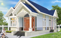 Những mẫu nhà cấp 4 đẹp trên diện tích 5x20m