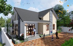 Thiết kế nhà vườn 1 tầng sao cho đầy đủ công năng, tiết kiệm chi phí?