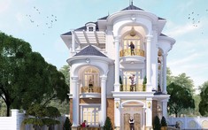 Tư vấn thiết kế biệt thự 3 tầng phong cách tân cổ điển, diện tích 200m2