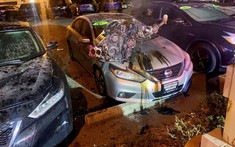 Video: Lái xe sang Audi bay qua nóc của hàng loạt ô tô đỗ ngoài đại lý Nissan, nữ tài xế tử vong
