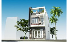Mẫu thiết kế nhà ống 2,5 tầng hiện đại, diện tích 90m2