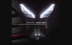 Naked bike Triumph Speed Triple 1200 RS lộ diện trước ngày ra mắt