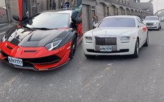 Choáng váng với video quay 9 chiếc Rolls-Royce và 6 siêu xe Lamborghini đi rước dâu ở Đài Loan