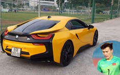 Video: Thủ môn Bùi Tiến Dũng bị bắt gặp lái xe BMW i8 biển tứ quý 6