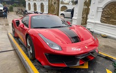 Hoàng Kim Khánh mang siêu xe Ferrari 488 Pista Spider độc nhất Việt Nam về Hà Tĩnh ăn Tết