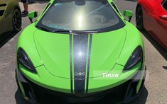 McLaren 570S đầu tiên về nước du Xuân với bộ áo mới không thể nổi bật hơn