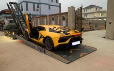 Siêu xe Lamborghini Aventador SVJ được chủ nhân cho về Thanh Hoá đón Tết Nguyên đán