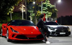 Cường "Đô-la" mang cặp siêu xe đắt đỏ du Xuân tối mùng 3 Tết
