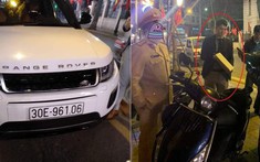 Video: Nam diễn viên Huỳnh Anh mở cửa chiếc Range Rover Evoque, gây tai nạn cho 2 thanh niên đi xe máy