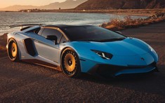 Lamborghini Aventador SV trông bắt mắt hơn hẳn với bộ la-zăng phong cách cổ điển từ HRE