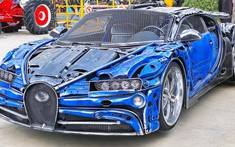 Đây là bản sao siêu xe Bugatti Chiron được làm hoàn toàn bằng phế liệu của người Thái Lan