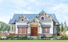 Kiến trúc sư tư vấn thiết kế nhà vườn 1 tầng hiện đại, gần gũi thiên nhiên