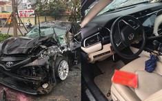 Hà Nội: Nữ tài xế lái Toyota Camry gây tai nạn liên hoàn, túi khí không bung làm nhiều người thắc mắc