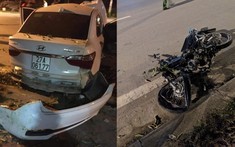 Lào Cai: Va chạm với ô tô Hyundai Grand i10, 2 sinh viên tử vong trên đường đi làm thêm về