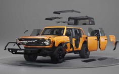 Theo dõi kỹ sư Ford dễ dàng tháo rời từng phần ngoại thất của Bronco 2021