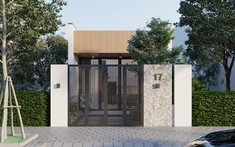Mẫu thiết kế nhà cấp 4 đẹp như "chung cư mặt đất" cho vợ chồng trẻ