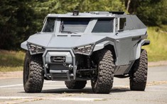 Arquus Scarabee - Xe quân sự nặng 8 tấn, tốc độ tối đa 130 km/h với tính năng "bò ngang" độc đáo