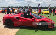 Soi diện mạo Ferrari 488 Pista Spider độc nhất Việt Nam sau khi được độ mâm hàng hiệu