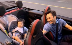 Cường "Đô-la" chở con gái trên xe mui trần MINI John Cooper Works mới tậu