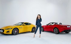 Á hậu Huyền My đa phong cách bên bộ đôi "báo gấm" Jaguar F-Type 2021
