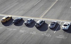 Xe điện Kia EV6 GT "ăn thịt" Ferrari, Lamborghini, Mercedes AMG và Porsche trên đường đua drag
