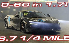 McLaren 765LT 2021 độ lập kỷ lục thế giới với thành tích 0-96 km/h trong 1,7 giây