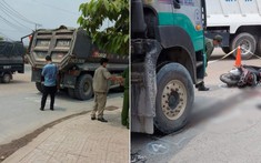 Video: Xe ben va chạm với xe máy tại ngã ba của Bình Dương, bé trai 4 tuổi tử vong thương tâm