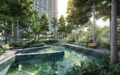 Cư dân Ecopark ngồi trong nhà ngắm suối chảy, thác đổ trong rừng