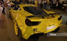 Diện mạo siêu xe Ferrari 488 GTB độ Liberty Walk độc nhất Việt Nam sau khi được trang điểm bộ áo mới