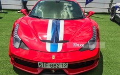 Cận cảnh nhan sắc siêu xe Ferrari 458 Speciale độc nhất Việt Nam sẽ là xe dẫn đoàn của hành trình Viet Rally
