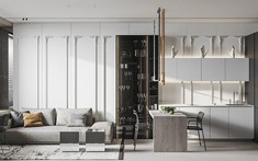 Căn hộ 48m2 mang đến cái nhìn mới lạ cho nội thất tân cổ điển