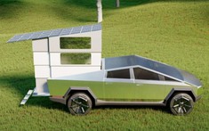 Diện kiến CyberLandr - Buồng cắm trại chuyên dụng cho xe bán tải điện Tesla Cybertruck