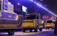 Ai Cập sử dụng xe tải đặc biệt để vận chuyển 22 xác ướp Pharaoh cổ đại tới bảo tàng mới