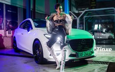 Nữ DJ Mango khoe vẻ đẹp cá tính bên Mazda3 độ "nhẹ"