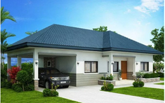 Thiết kế nhà vườn 1 tầng hiện đại, kinh phí 600 triệu đồng